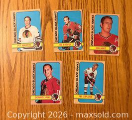 MaxSold Auction: (5) 1972-73 O-pee-chee Chicago Black Hawks - Kingston (Ontario, Canada) SELLER MANAGED Downsizing Online Auction -  Juniper Drive