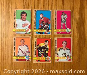 MaxSold Auction: (6) 1972-73 O-pee-chee hockey cards  - Kingston (Ontario, Canada) SELLER MANAGED Downsizing Online Auction -  Juniper Drive