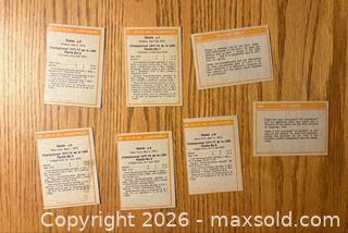 MaxSold Auction: (7) 1972-73 O-pee-chee Playoff & Action cards  - Kingston (Ontario, Canada) SELLER MANAGED Downsizing Online Auction -  Juniper Drive