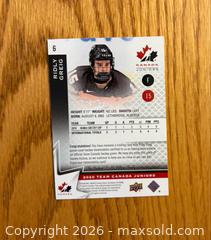 MaxSold Auction: Ridly Greig hockey jersey card  - Kingston (Ontario, Canada) SELLER MANAGED Downsizing Online Auction -  Juniper Drive