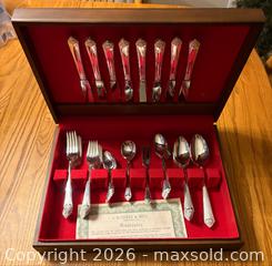 MaxSold Auction: Rogers & Bro. 8 Place Setting Silverware set in box - Kingston (Ontario, Canada) SELLER MANAGED Downsizing Online Auction -  Juniper Drive