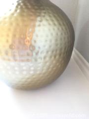 MaxSold Auction: 2 Decorative Vases (wood & metal) - Prosper (Texas, USA) PARTNER MANAGED Moving Online Auction - Three Rivers Drive