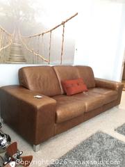 MaxSold Auction: 3 section Leather sofa - Prosper (Texas, USA) PARTNER MANAGED Moving Online Auction - Three Rivers Drive