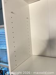 MaxSold Auction:  5 Shelf White bookcase  - Prosper (Texas, USA) PARTNER MANAGED Moving Online Auction - Three Rivers Drive