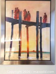 MaxSold Auction: Art: Sunset on U Bein Bridge - Prosper (Texas, USA) PARTNER MANAGED Moving Online Auction - Three Rivers Drive