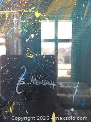 MaxSold Auction: Bernard Mensah Framed Art 2004   - Prosper (Texas, USA) PARTNER MANAGED Moving Online Auction - Three Rivers Drive