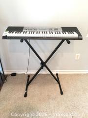 MaxSold Auction: Casio LK-190 Keyboard  - Prosper (Texas, USA) PARTNER MANAGED Moving Online Auction - Three Rivers Drive