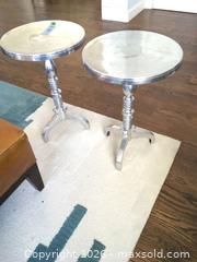MaxSold Auction: Two Archer Accent Aluminum tables - Prosper (Texas, USA) PARTNER MANAGED Moving Online Auction - Three Rivers Drive
