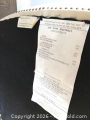 MaxSold Auction: Z Gallery leather wingback accent chair #2 - Prosper (Texas, USA) PARTNER MANAGED Moving Online Auction - Three Rivers Drive