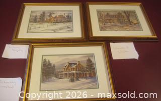 MaxSold Auction: 3 TRISH ROMANCE PRINTS WITH MATCHING FRAMES - St. Catharines (Ontario, Canada) SELLER MANAGED Downsizing Online Auction - Allanburg Road South