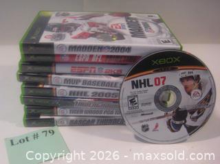 MaxSold Auction: 9 XBOX GAMES FOOTBALL, GOLF, HOCKEY, NHL & BASEBALL - St. Catharines (Ontario, Canada) SELLER MANAGED Downsizing Online Auction - Allanburg Road South