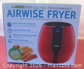 MaxSold Auction: GO WISE USA AIR FRYER - St. Catharines (Ontario, Canada) SELLER MANAGED Downsizing Online Auction - Allanburg Road South