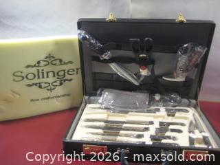 MaxSold Auction: SOLINGEN CUTTING UTENSIL AND OTHER CUTTING UTENSILS COLLECTION IN LOCKABLE CARRYING CASE - St. Catharines (Ontario, Canada) SELLER MANAGED Downsizing Online Auction - Allanburg Road South