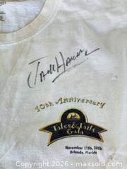 MaxSold Auction: 10th anniversary tails and tails gala Jack Hannah autographed T-shirt - Cocoa (Florida, USA) SELLER MANAGED Estate Sale Online Auction - Broadcast Court.
