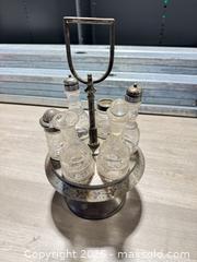 MaxSold Auction: Antique Silver Plated Caster Cruet Set  - Cocoa (Florida, USA) SELLER MANAGED Estate Sale Online Auction - Broadcast Court.