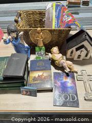 MaxSold Auction: Basketball of Religious Items - Cocoa (Florida, USA) SELLER MANAGED Estate Sale Online Auction - Broadcast Court.