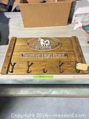 MaxSold Auction: Cedar Creek design, woodworking, Florida paint horse club reserve High Point plaque coat h - Cocoa (Florida, USA) SELLER MANAGED Estate Sale Online Auction - Broadcast Court.