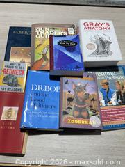 MaxSold Auction: Crate of Books - Cocoa (Florida, USA) SELLER MANAGED Estate Sale Online Auction - Broadcast Court.