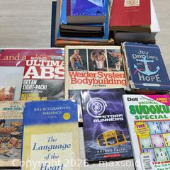 MaxSold Auction: Crate of Books - Cocoa (Florida, USA) SELLER MANAGED Estate Sale Online Auction - Broadcast Court.