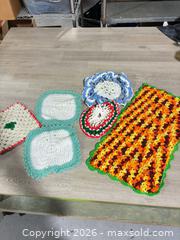 MaxSold Auction: Crocheted doily lot - Cocoa (Florida, USA) SELLER MANAGED Estate Sale Online Auction - Broadcast Court.