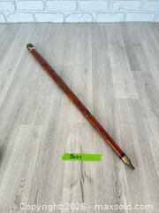 MaxSold Auction: Hand carved heavy duty brass knob, walking stick - Cocoa (Florida, USA) SELLER MANAGED Estate Sale Online Auction - Broadcast Court.