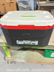 MaxSold Auction: Igloo quantum family cooler 55 quart - Cocoa (Florida, USA) SELLER MANAGED Estate Sale Online Auction - Broadcast Court.