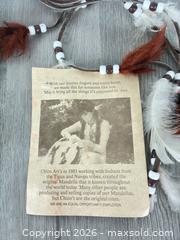 MaxSold Auction: Large handmade Indian shield Dreamcatcher - Cocoa (Florida, USA) SELLER MANAGED Estate Sale Online Auction - Broadcast Court.