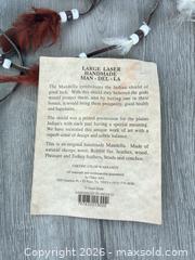 MaxSold Auction: Large handmade Indian shield Dreamcatcher - Cocoa (Florida, USA) SELLER MANAGED Estate Sale Online Auction - Broadcast Court.