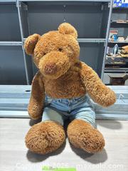 MaxSold Auction: Large oversized teddy bear with blue jeans - Cocoa (Florida, USA) SELLER MANAGED Estate Sale Online Auction - Broadcast Court.