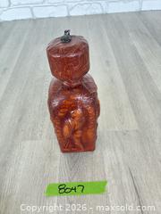 MaxSold Auction: Leather on glass decanter - Cocoa (Florida, USA) SELLER MANAGED Estate Sale Online Auction - Broadcast Court.