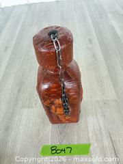 MaxSold Auction: Leather on glass decanter - Cocoa (Florida, USA) SELLER MANAGED Estate Sale Online Auction - Broadcast Court.