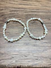 MaxSold Auction: Lot of 2 Sterling Silver Natural Pearl Bracelet - Cocoa (Florida, USA) SELLER MANAGED Estate Sale Online Auction - Broadcast Court.