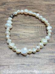 MaxSold Auction: Lot of 2 Sterling Silver Natural Pearl Bracelet - Cocoa (Florida, USA) SELLER MANAGED Estate Sale Online Auction - Broadcast Court.