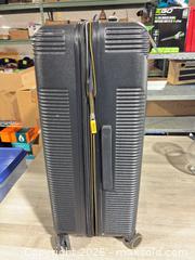 MaxSold Auction: Lucas hardshell roller suitcase - Cocoa (Florida, USA) SELLER MANAGED Estate Sale Online Auction - Broadcast Court.