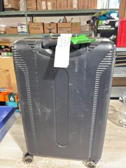 MaxSold Auction: Lucas hardshell roller suitcase - Cocoa (Florida, USA) SELLER MANAGED Estate Sale Online Auction - Broadcast Court.