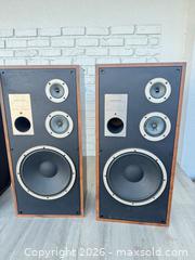 MaxSold Auction: Marantz HE-12 Floor Speakers  - Cocoa (Florida, USA) SELLER MANAGED Estate Sale Online Auction - Broadcast Court.