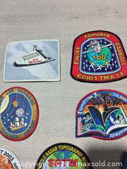 MaxSold Auction: NASA/SpaceX Mission patches - Cocoa (Florida, USA) SELLER MANAGED Estate Sale Online Auction - Broadcast Court.