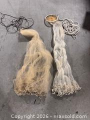 MaxSold Auction: Pair of casting nets  - Cocoa (Florida, USA) SELLER MANAGED Estate Sale Online Auction - Broadcast Court.