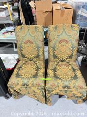 MaxSold Auction: Pair of material, Ethan Allen chairs - Cocoa (Florida, USA) SELLER MANAGED Estate Sale Online Auction - Broadcast Court.