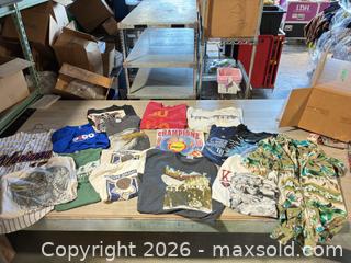 MaxSold Auction: T-shirt/shirt lot - Cocoa (Florida, USA) SELLER MANAGED Estate Sale Online Auction - Broadcast Court.
