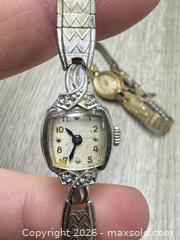 MaxSold Auction: Two antique Bulova 10K Rolled Gold Ladies Watches  - Cocoa (Florida, USA) SELLER MANAGED Estate Sale Online Auction - Broadcast Court.