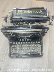 MaxSold Auction: Underwood 6 - 10 manual typewriter  - Cocoa (Florida, USA) SELLER MANAGED Estate Sale Online Auction - Broadcast Court.