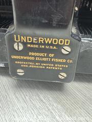 MaxSold Auction: Underwood 6 - 10 manual typewriter  - Cocoa (Florida, USA) SELLER MANAGED Estate Sale Online Auction - Broadcast Court.