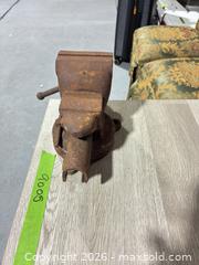 MaxSold Auction: Vintage Dunlap workbench vice - Cocoa (Florida, USA) SELLER MANAGED Estate Sale Online Auction - Broadcast Court.
