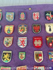 MaxSold Auction: Vintage European travel, patch banner with Military and Olympic extras - Cocoa (Florida, USA) SELLER MANAGED Estate Sale Online Auction - Broadcast Court.