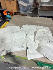 MaxSold Auction: White linen bath towel lot - Cocoa (Florida, USA) SELLER MANAGED Estate Sale Online Auction - Broadcast Court.