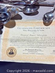 MaxSold Auction: William, Rogers and Son original Rogers silver plate flatware set - Cocoa (Florida, USA) SELLER MANAGED Estate Sale Online Auction - Broadcast Court.