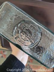 MaxSold Auction: Aqua Seafoam Green Glass Planter, Medium Art Glass - San Jose (California, USA) SELLER MANAGED Downsizing Online Auction - Paladin Drive