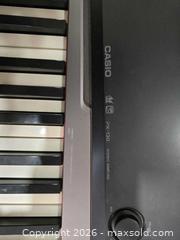 MaxSold Auction: Casio PX-130 Digital Piano 88-Key Black/Dark Gray - San Jose (California, USA) SELLER MANAGED Downsizing Online Auction - Paladin Drive