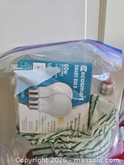 MaxSold Auction: EcoSmart Smart LED Bulb Zigbee E26 60W Equivalent (Lot of 4+) - San Jose (California, USA) SELLER MANAGED Downsizing Online Auction - Paladin Drive